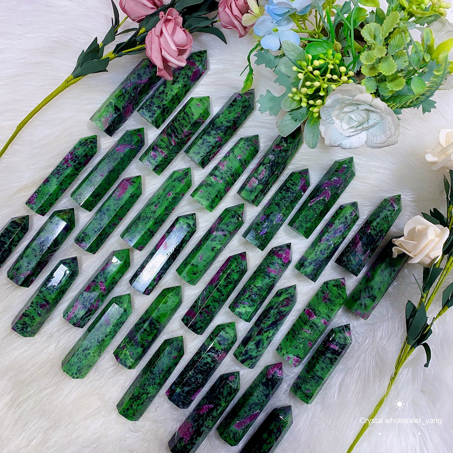 Ruby zoisite tower(one kilo)