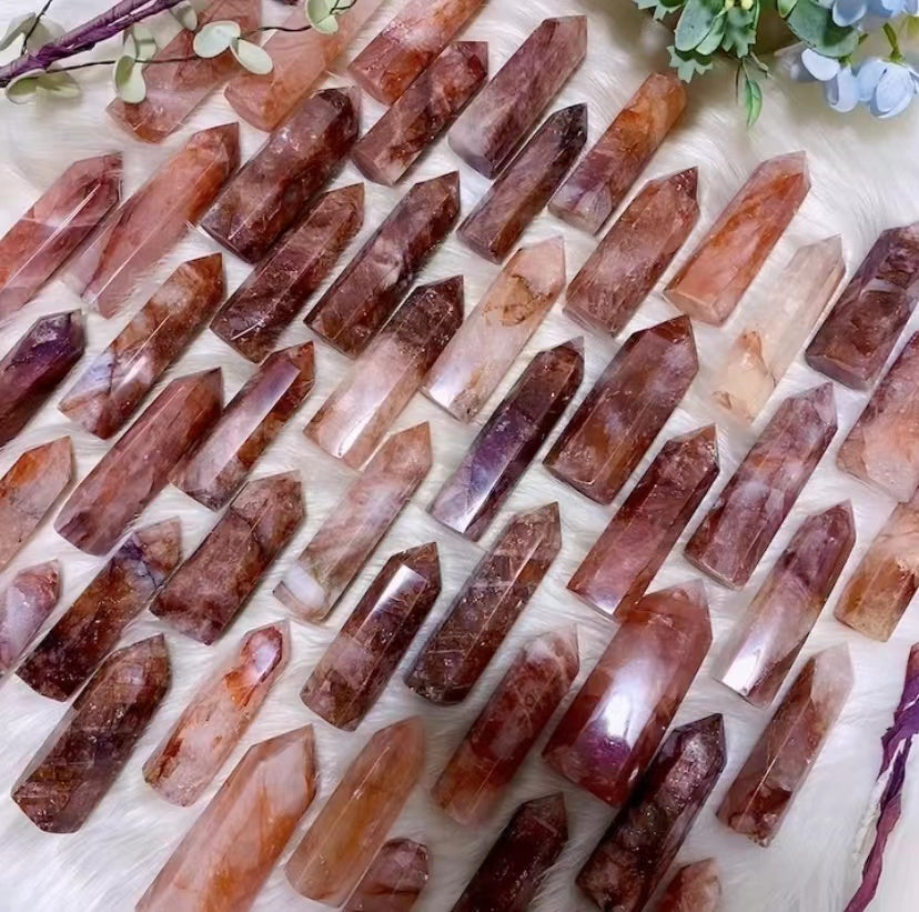 Fire quartz tower(One kilo)