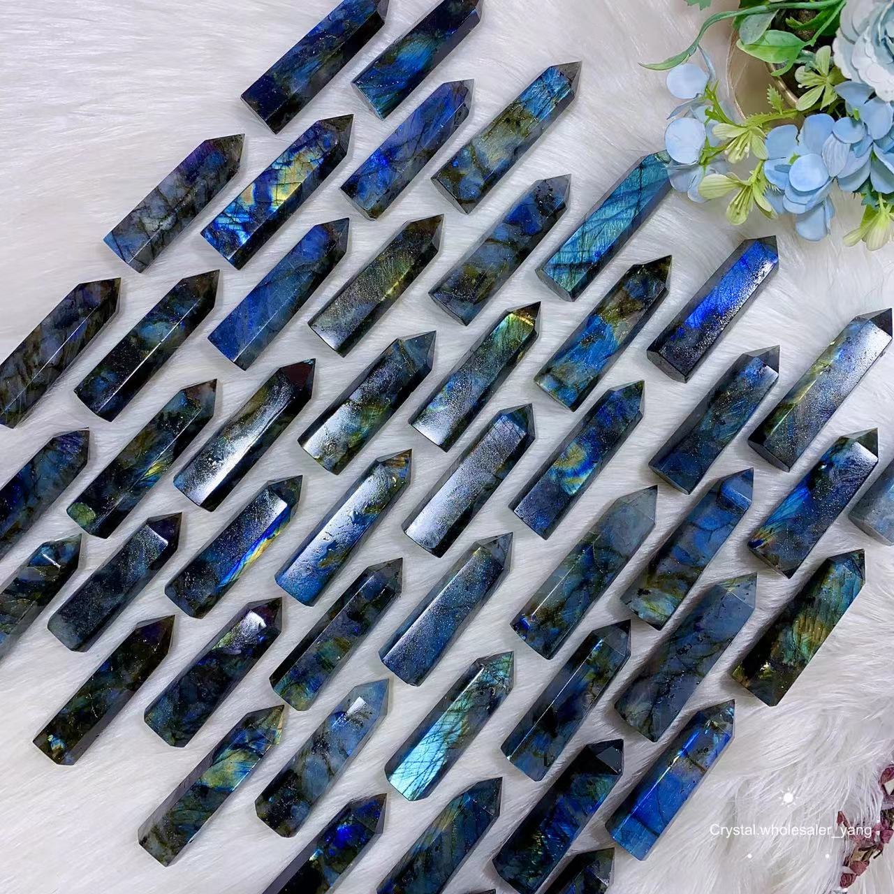 Labradorite tower (one kilo)