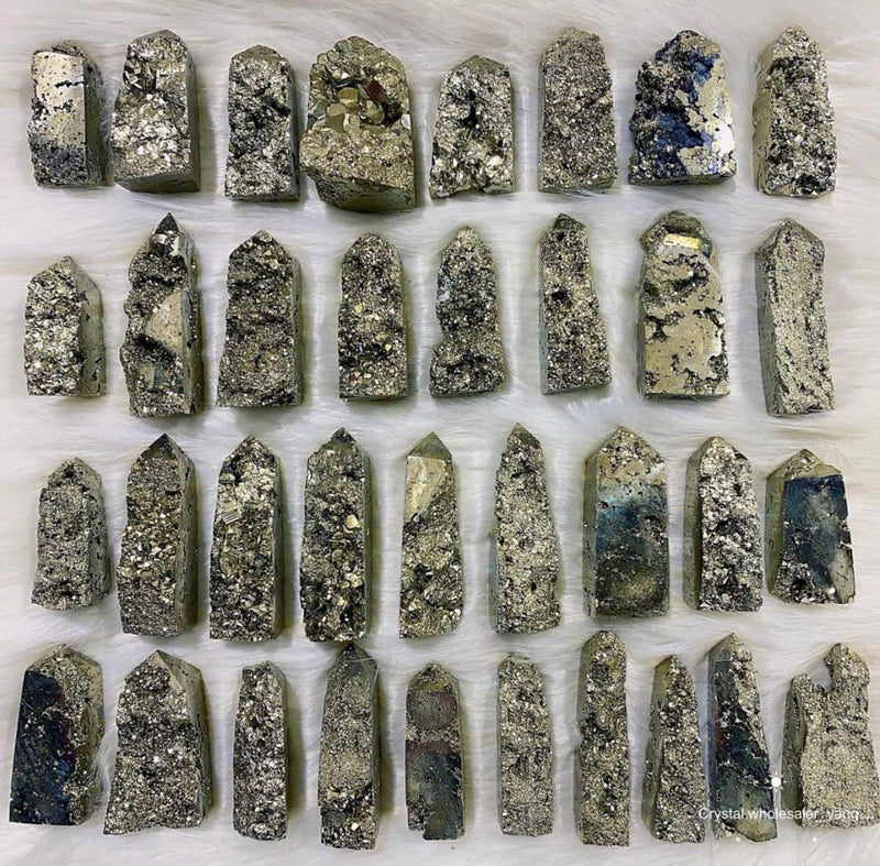Pyrite towers (one kilo)