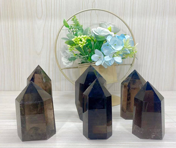 smoky quartz towers(one kilo)