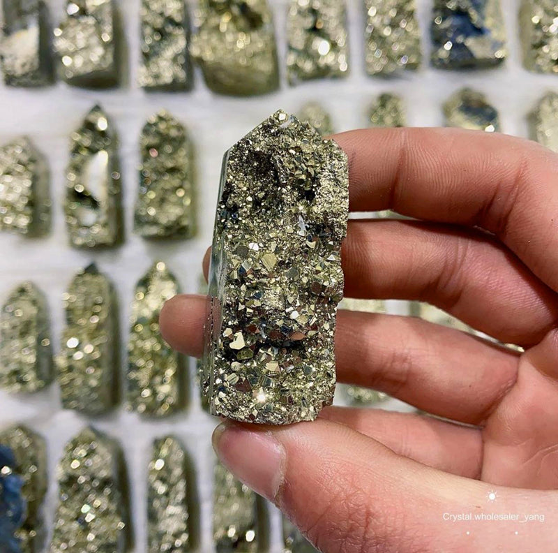 Pyrite towers (one kilo)