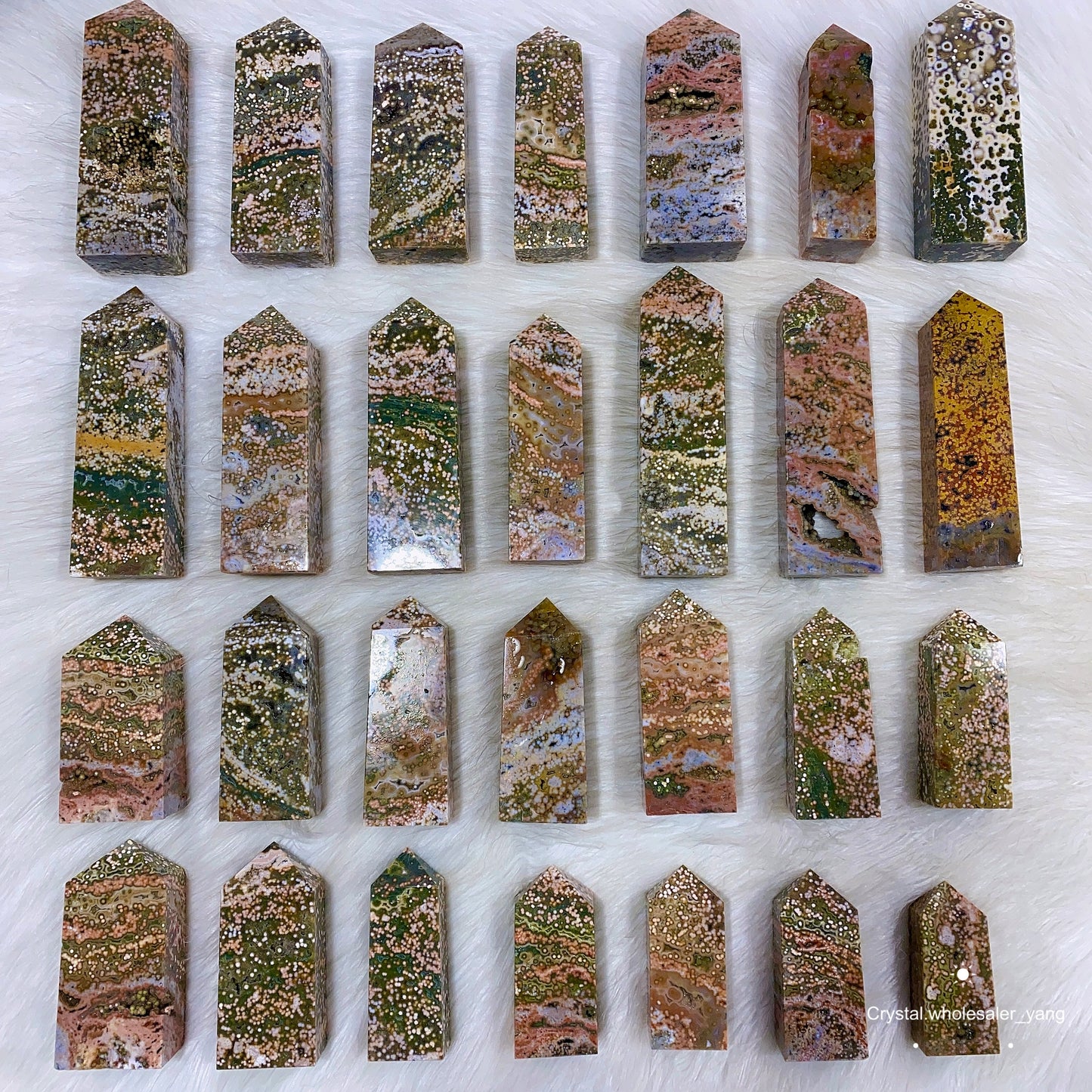 Ocean Jasper tower (one kilo)