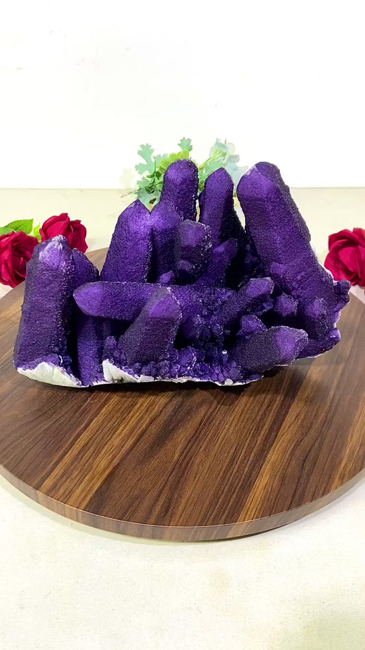 Candle quartz specimen