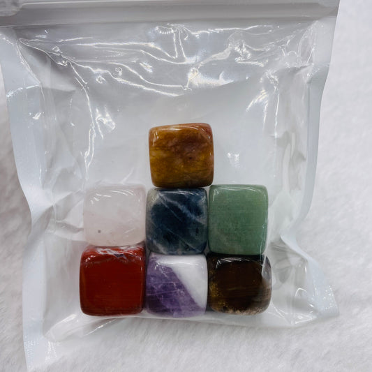 Seven chakras cube (one package)